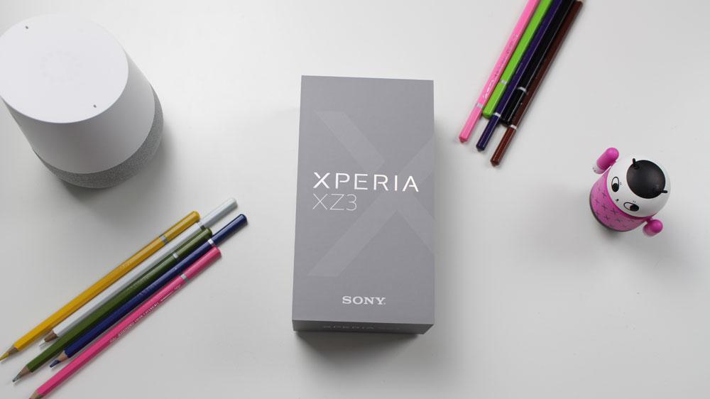 Caja del Sony Xperia XZ3