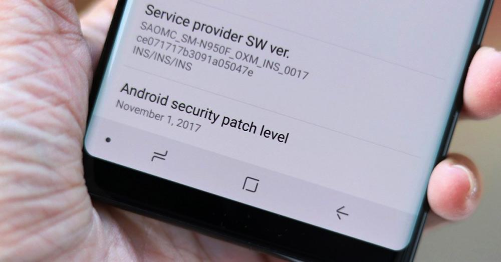 Información sobre un parche de seguridad en un smartphone Android