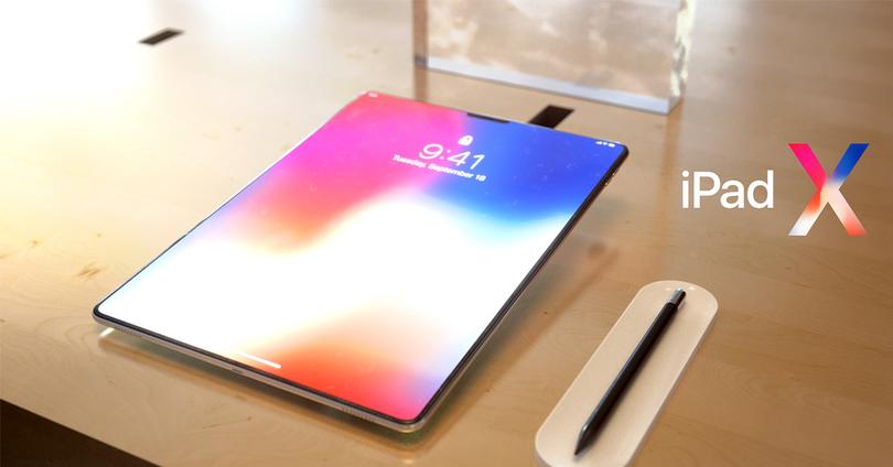 Concepto de diseño del iPad Pro 2018