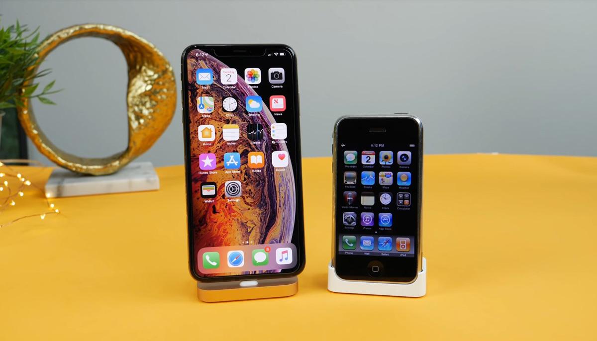 Comparativa iPhone XS Max VS iPhone 2G