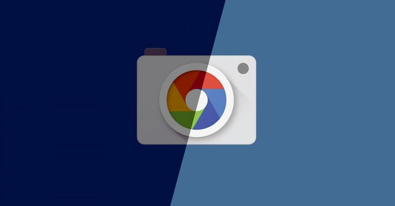 Logotipo de Google Camara con fondo azul