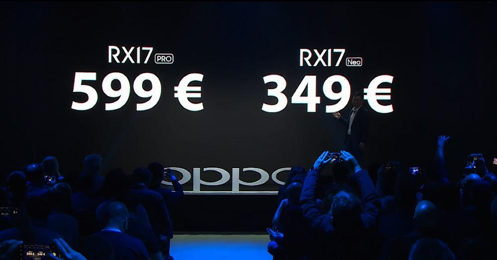 Precio del Oppo RX17 Pro