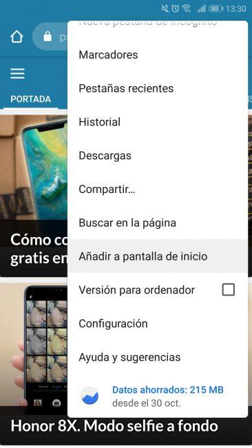 acceso directo android
