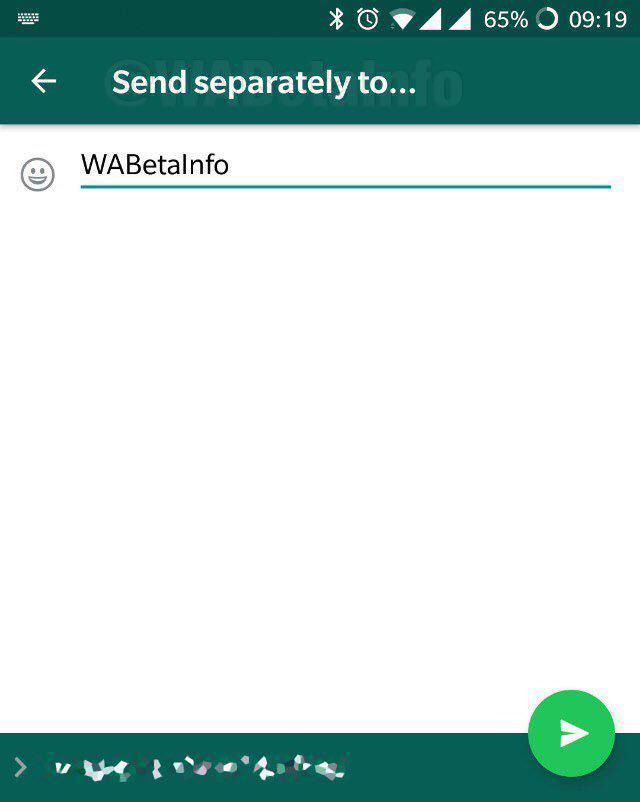 Nueva pantalla para previsualizar el envío de un mensaje múltiple con WhatsApp
