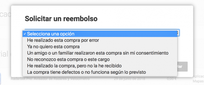 reembolso android