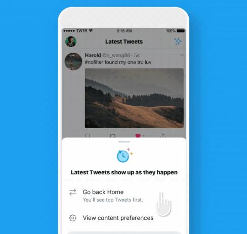 Manera de cambiar el orden cronológico de Twitter en la app para iOS