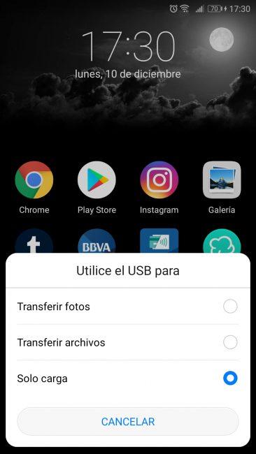 usb en android