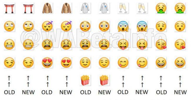 Emojis beta whatsapp