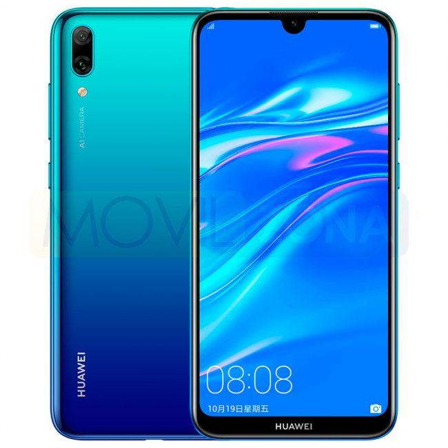 Huawei Enjoy 9 negro y azul