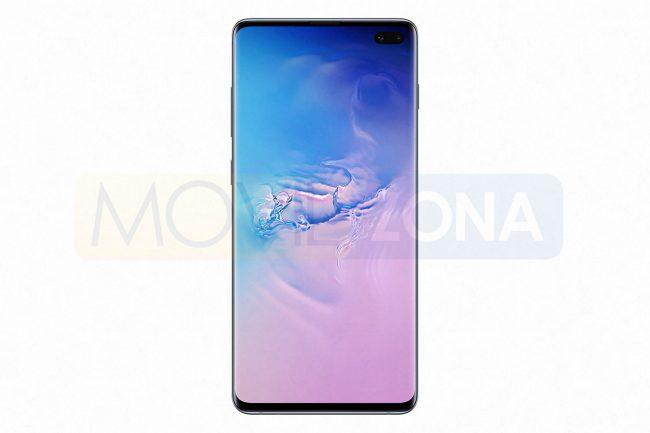 Samsung Galaxy S10 Plus frontal con Android