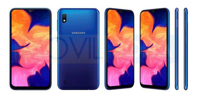 Samsung Galaxy A10 color azul