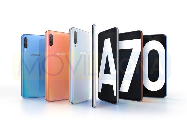 Colores Samsung Galaxy A70
