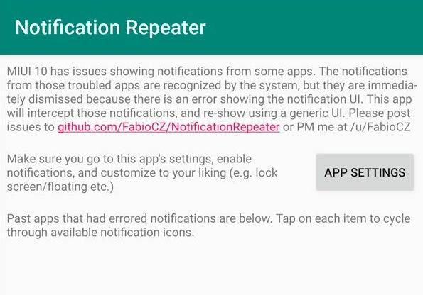 notification repeater