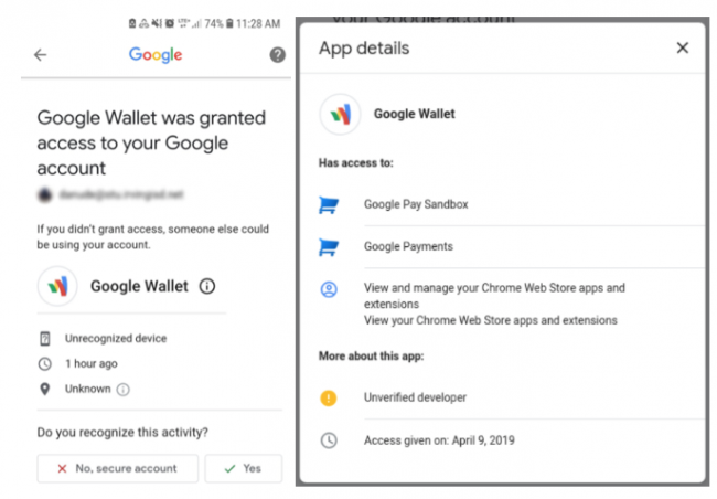 google wallet estafa