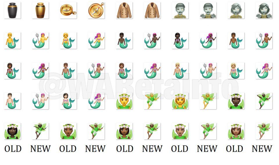 Nuevo diseño emojis en WhatsApp