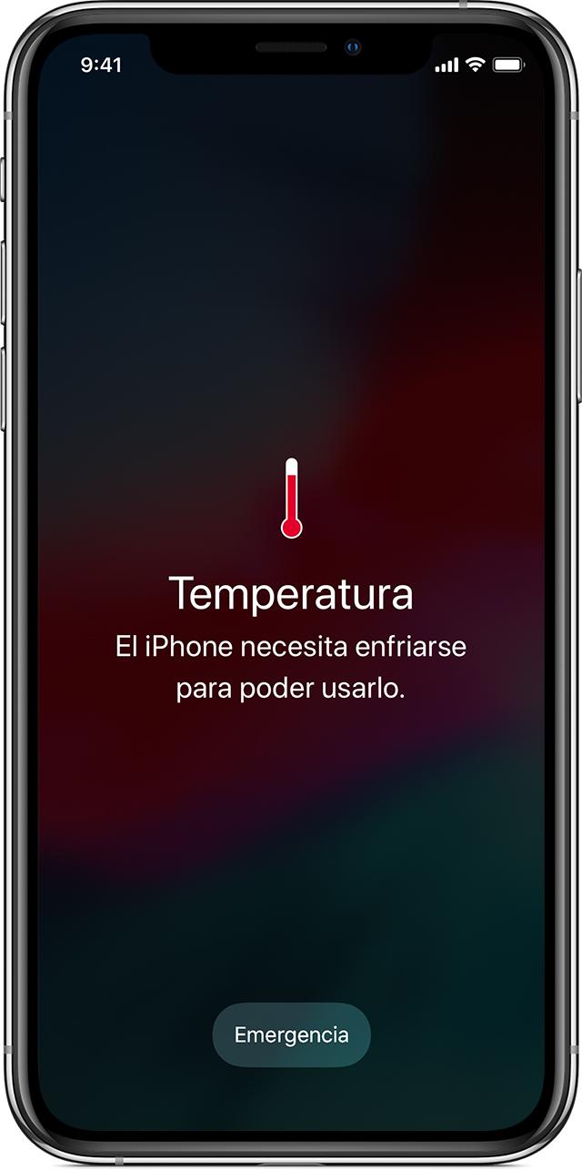 iphone temperatura