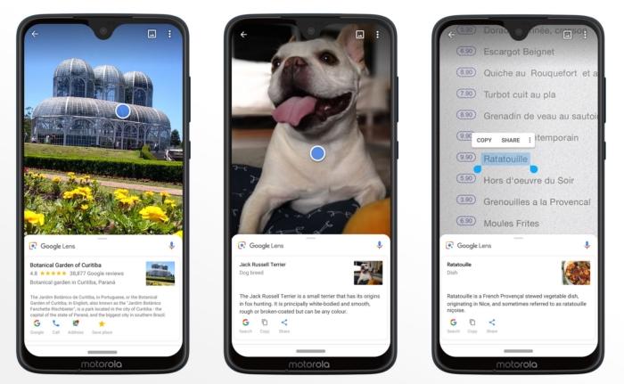 Moto G7 Plus Google Lens