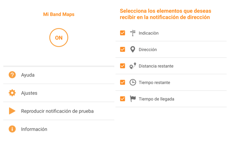 Google Maps en la Xiaomi Mi Band 4