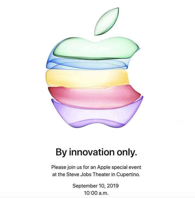 Apple invitación iPhone 11