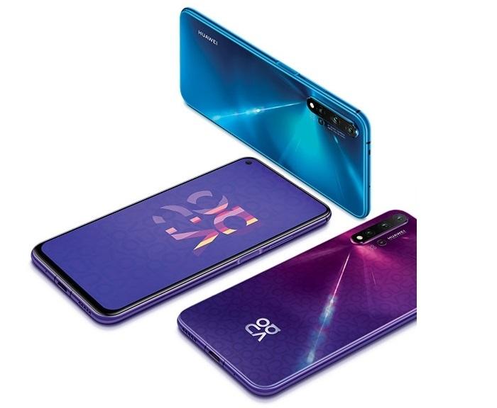 Huawei Nova 5T colores tumbados