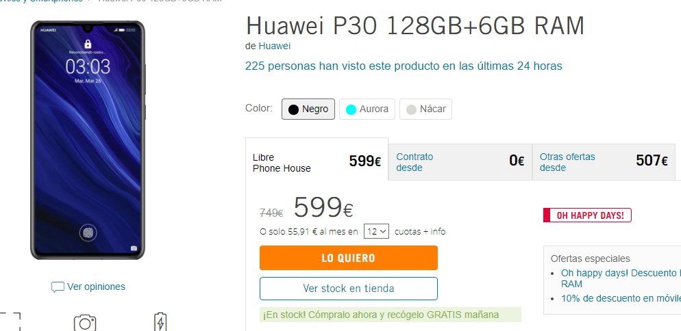 Huawei P30 Phone House