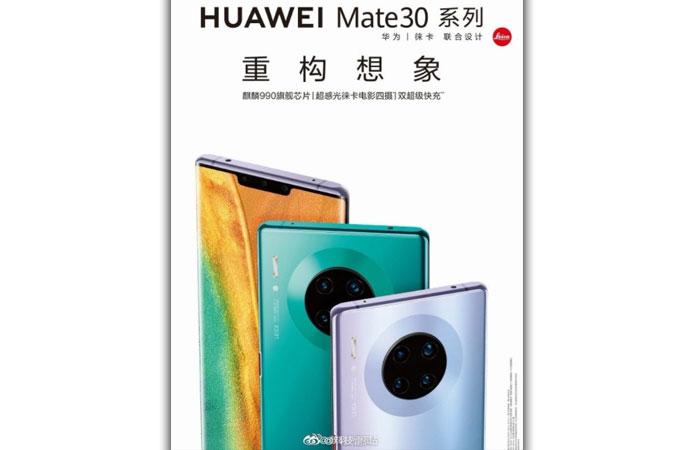 Poster Huawei Mate 30