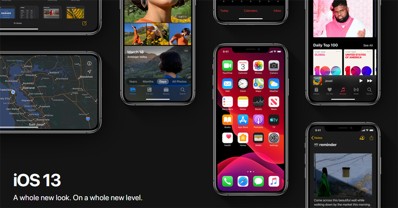 imágenes de escritorio del nuevo iOS 13 de Apple