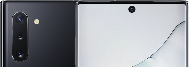 Galaxy Note 10 pantalla y camaras