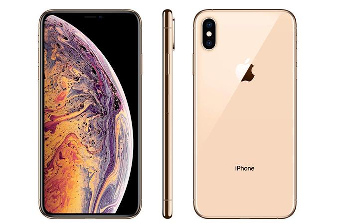 Frontal y trasera del iPhone XS Max