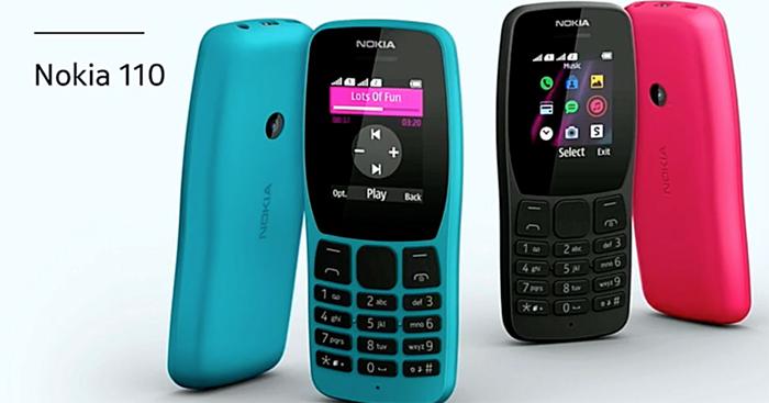 Frontal y trasera Nokia 110