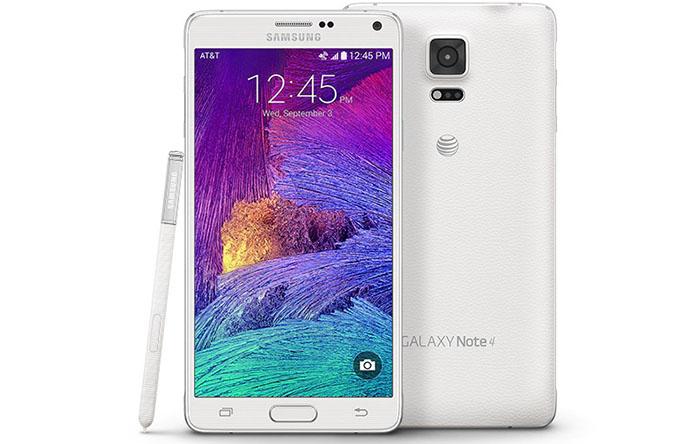 Frontal y trasera Samsung Galaxy Note 4