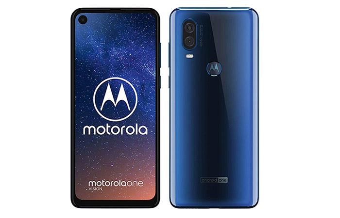 Frontal og trasera Motorola One Vision