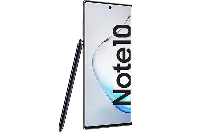 frontal samsung galaxy note 10 plus