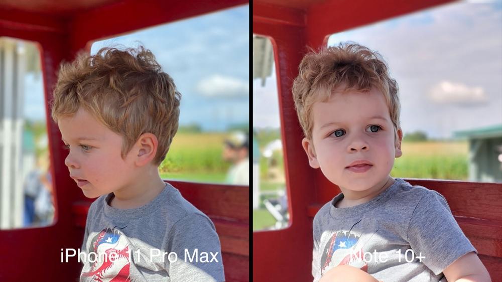 iPhone 11 Pro Max vs Galaxy Note 10 Plus fotos