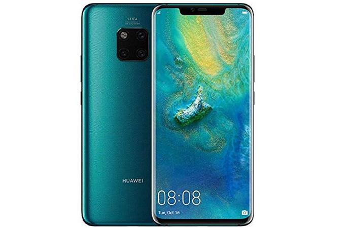 frontal y trasera del huawei mate 20 pro
