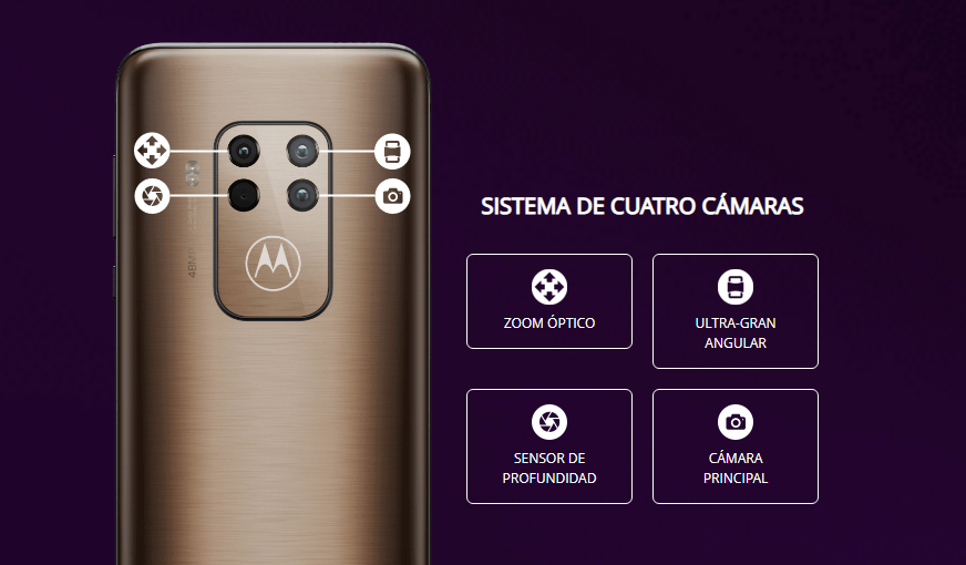 Motorola One Zoom camaras