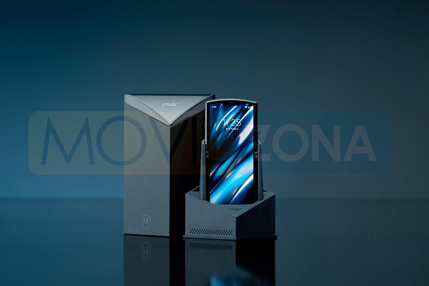 Motorola Razr 2019 embalaje caja packaging