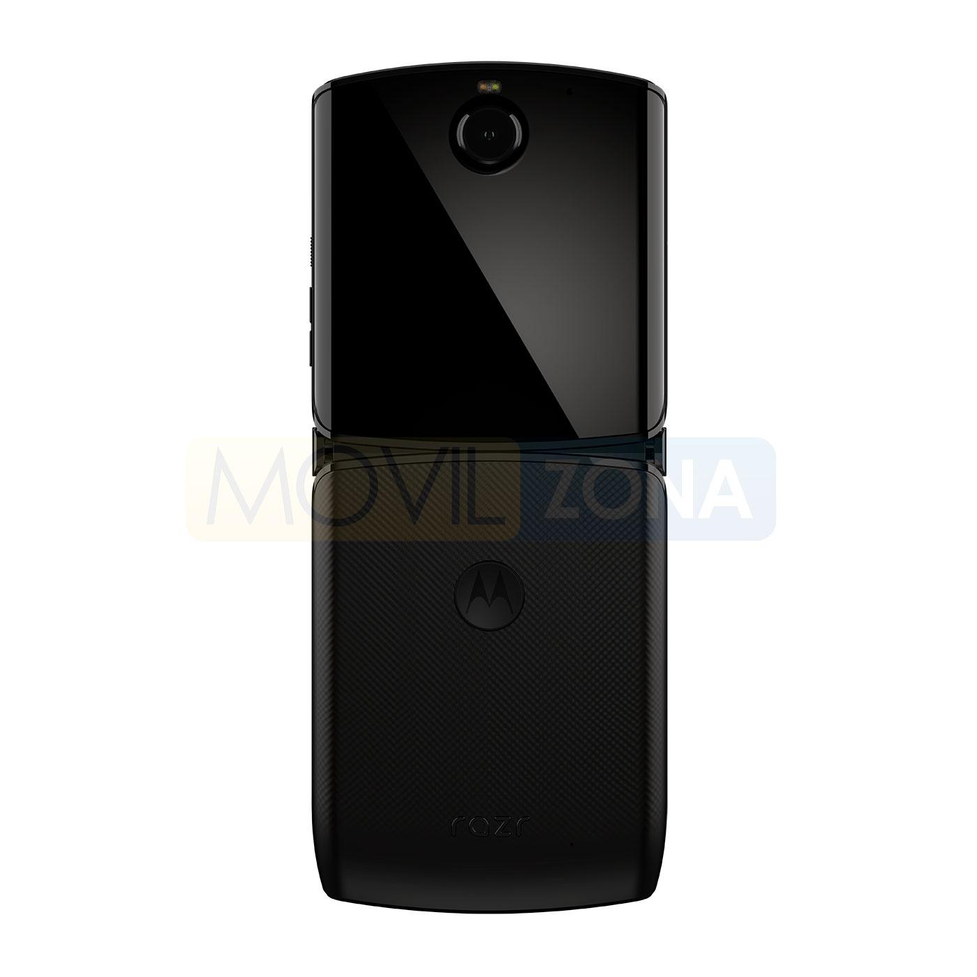 Motorola Razr 2019 negro trasera