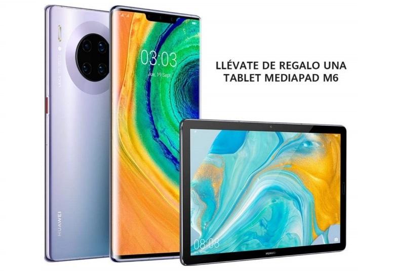 Huawei Mate 30 Pro y tablet
