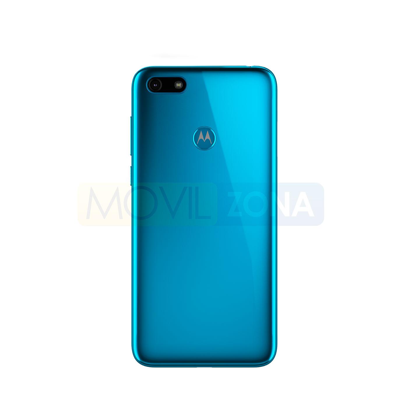 Motorola Moto E6 Play trasera azul