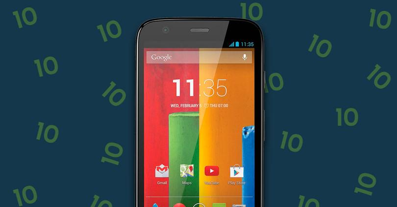android 10 moto G4