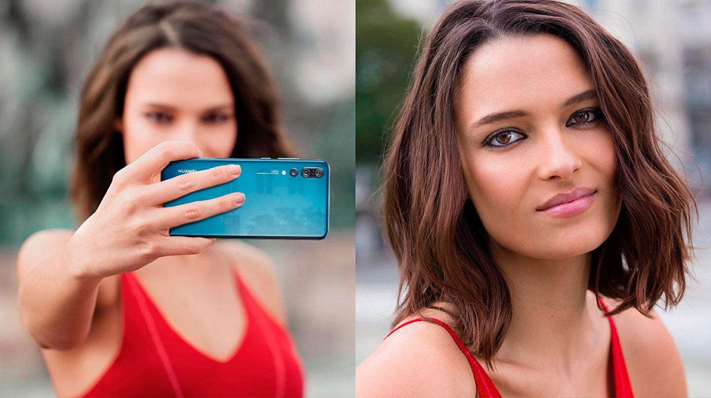 Huawei P20 Pro función selfie