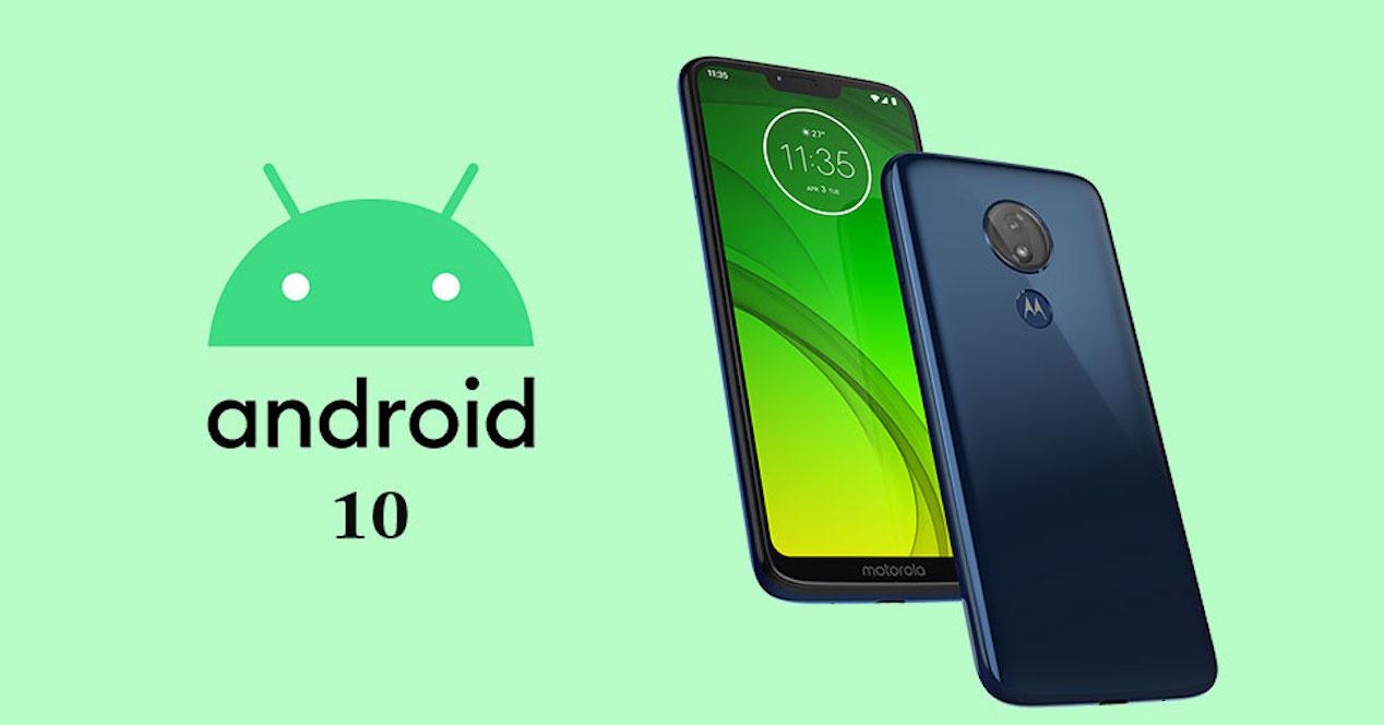 moto g7 power android 10
