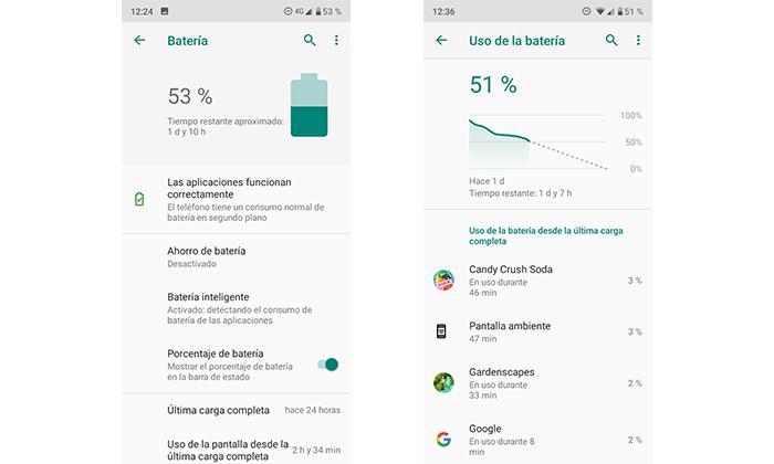 Ahorrar bateria Android One Xiaomi Mi A1 A2 A3