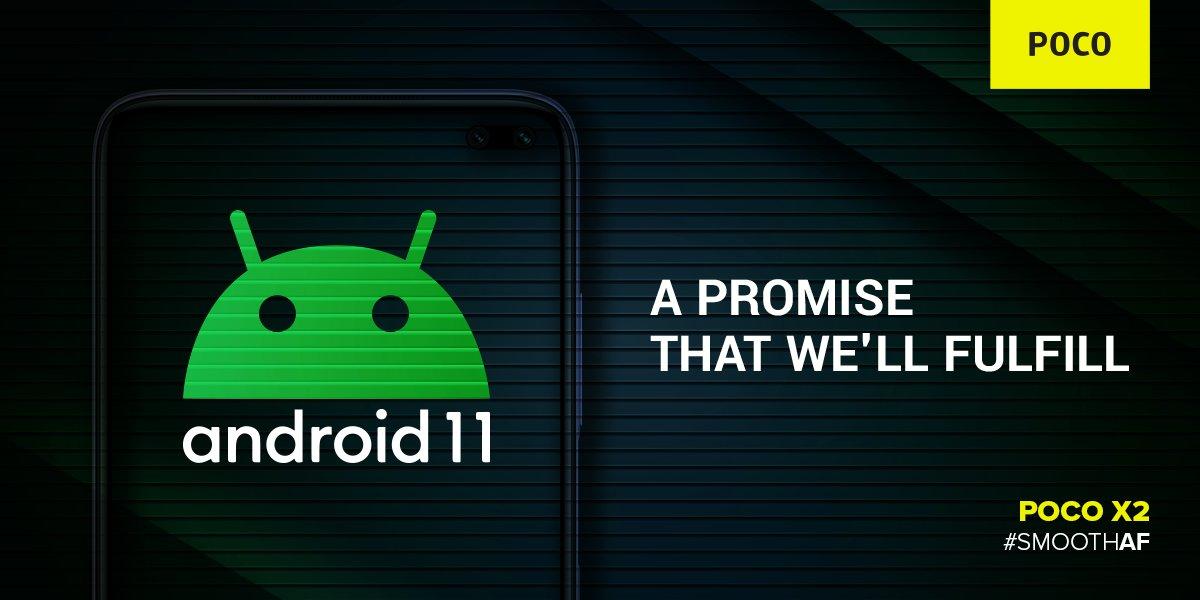 Android 11 en POCO X2