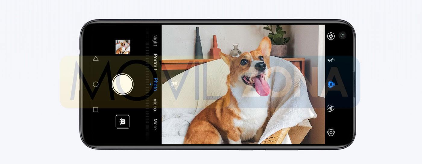 Huawei Y7p app cámara