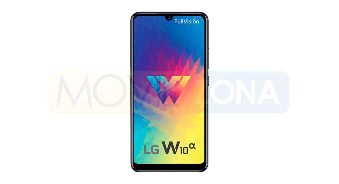 LG W10 Alpha frontal