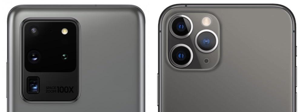 samsung galaxy s20 ultra vs iphone 11 pro max