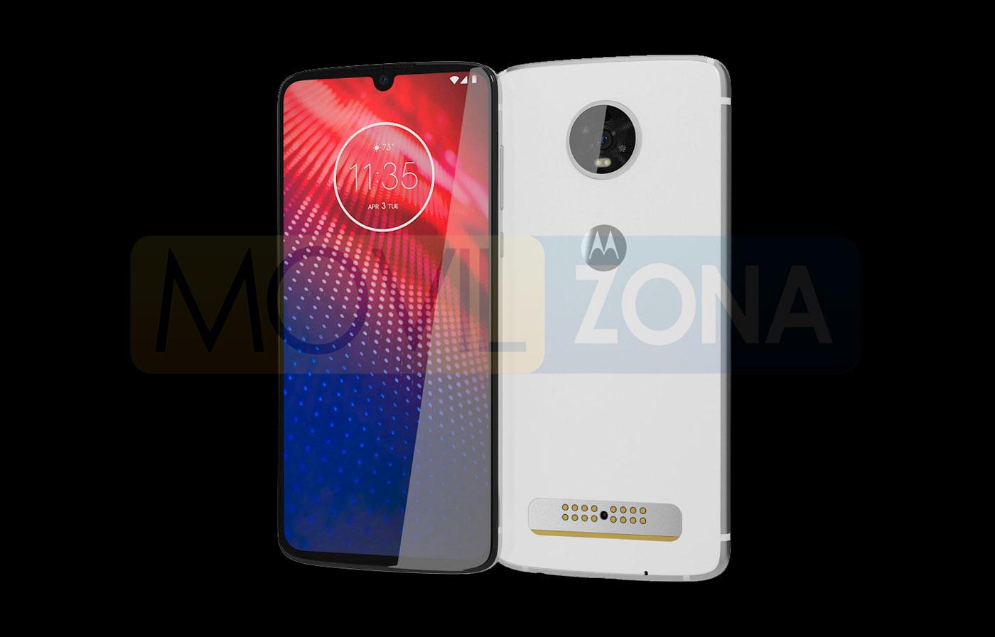 Motorola Moto Z4 blanco