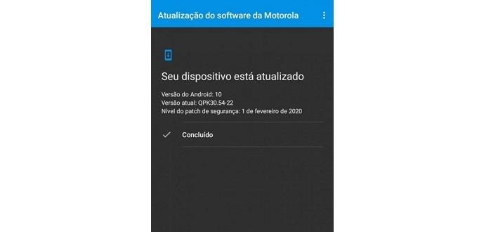 Motorola One Android 10